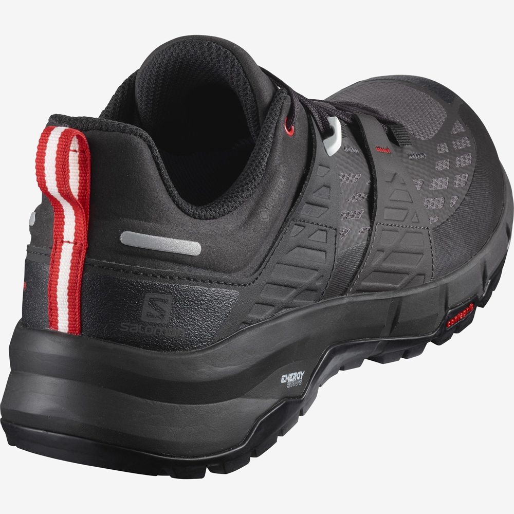 Men's Salomon ODYSSEY GTX Hiking Shoes Black | YKSZPT-172