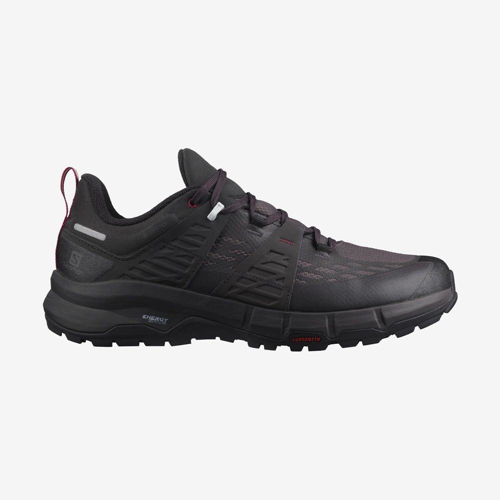 Men\'s Salomon ODYSSEY GTX Hiking Shoes Black | YKSZPT-172