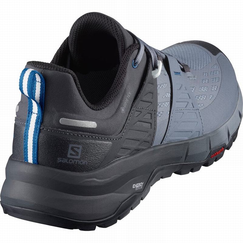 Men's Salomon ODYSSEY GTX Hiking Shoes Grey / Royal | YJSXBT-814