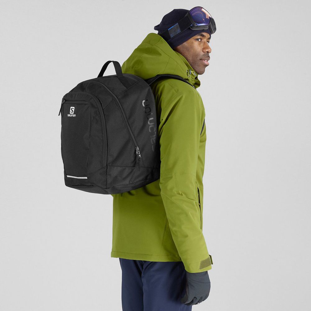 Men's Salomon ORIGINAL GEAR Backpacks Black | NBVGAU-760