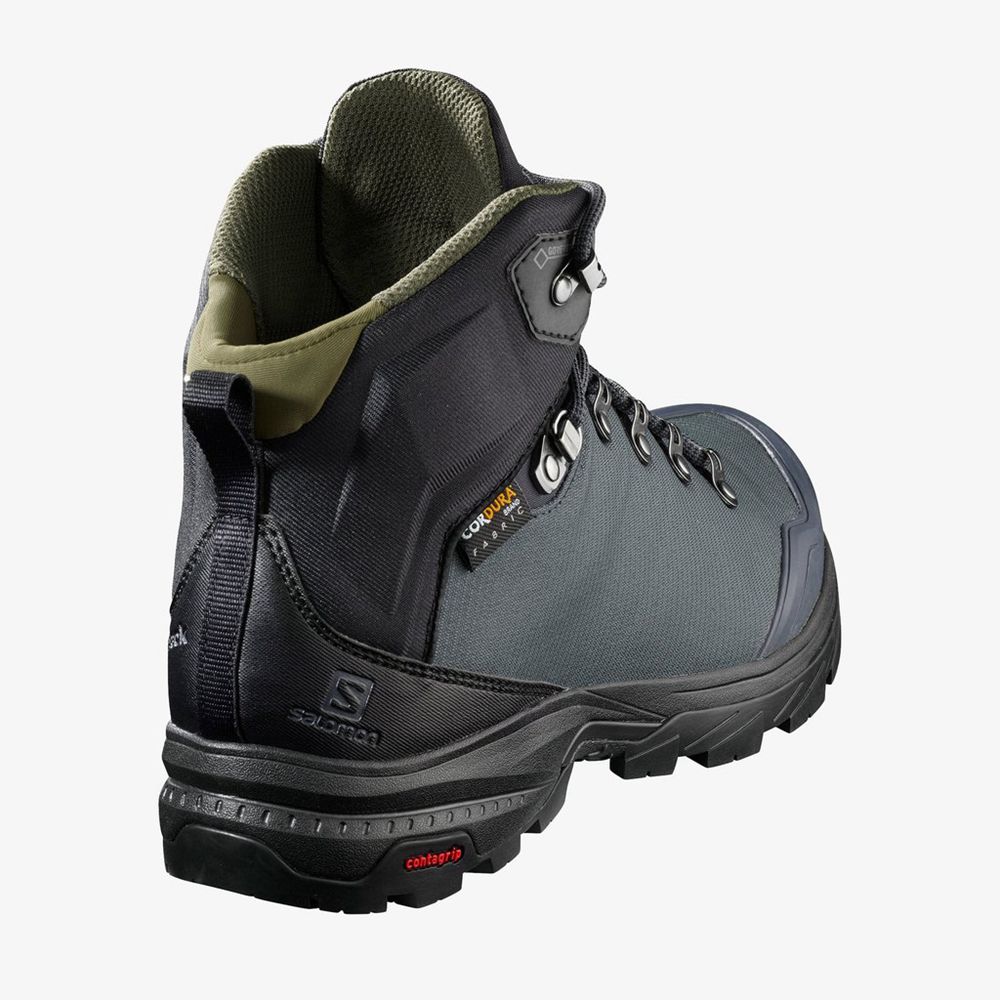 Men's Salomon OUTBACK 500 GTX Trail Running Shoes Black | TMDQEN-231