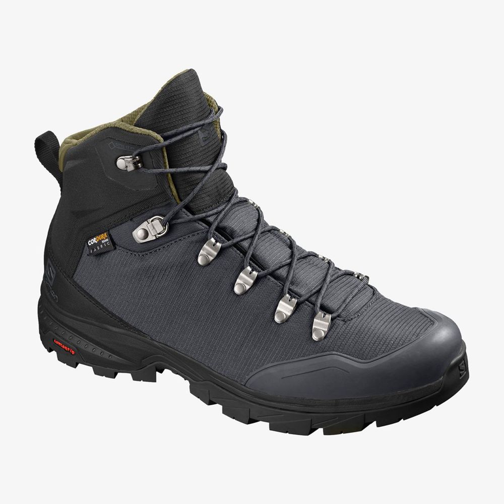 Men\'s Salomon OUTBACK 500 GTX Trail Running Shoes Black | TMDQEN-231