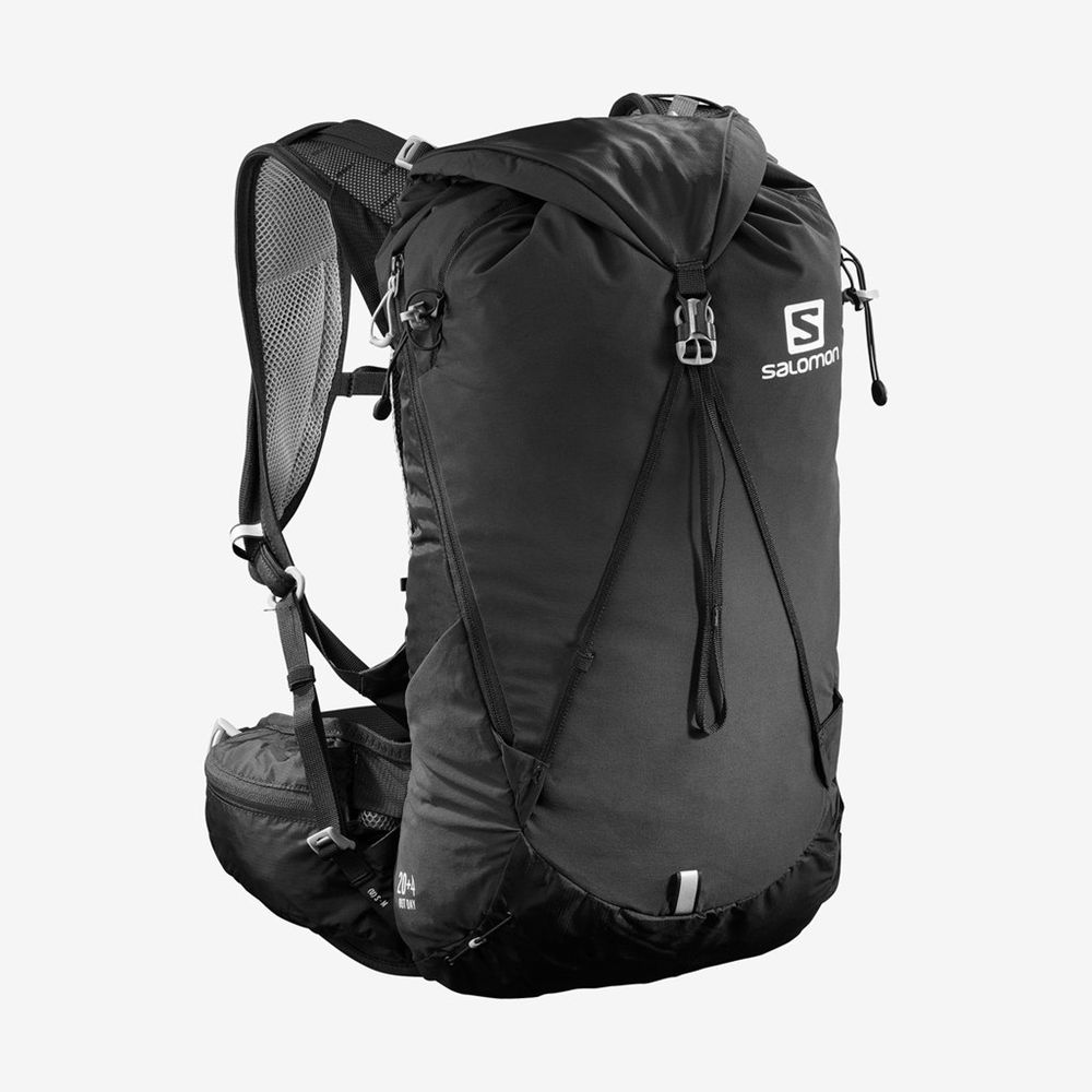 Men's Salomon OUTLIFE 100 Backpacks Black | KVLTSG-521