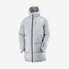 Men's Salomon OUTLIFE PACKABLE LONG PUFFER JKT U Insulated Jackets Grey | RMAQTE-257