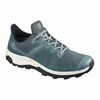 Men's Salomon OUTLINE GORE-TEX Hiking Shoes Navy / Blue | IHCLYZ-693