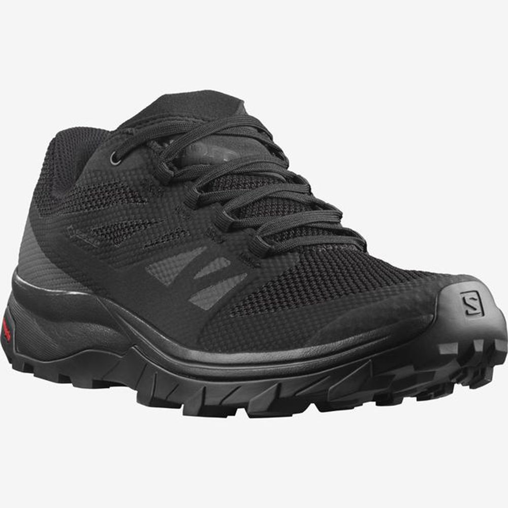 Men's Salomon OUTLINE GTX Hiking Shoes Black | ARBXLH-145