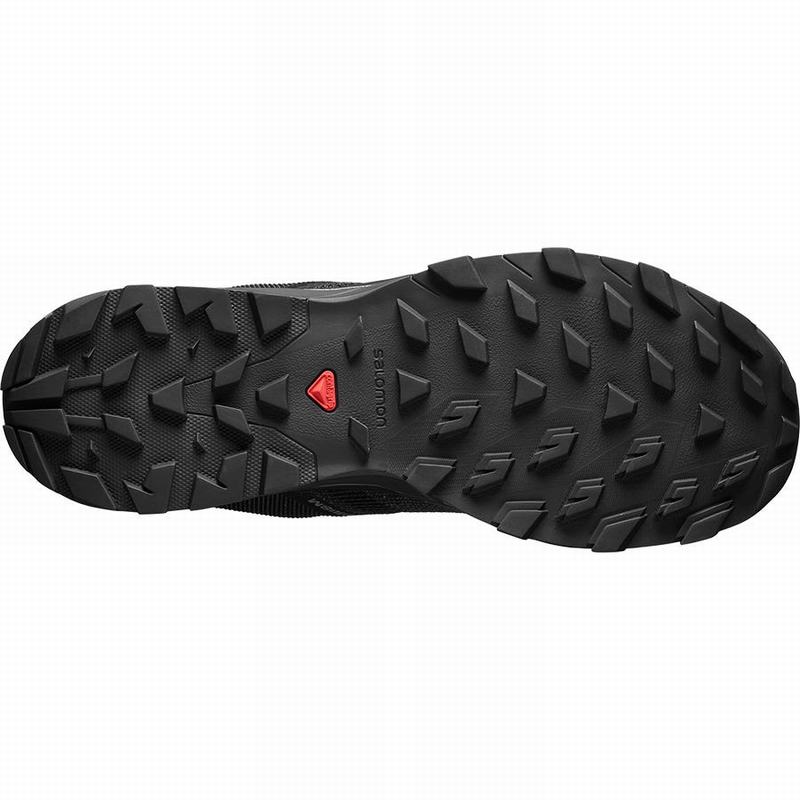 Men's Salomon OUTLINE PRISM GORE-TEX Hiking Shoes Black | YEHQTP-258