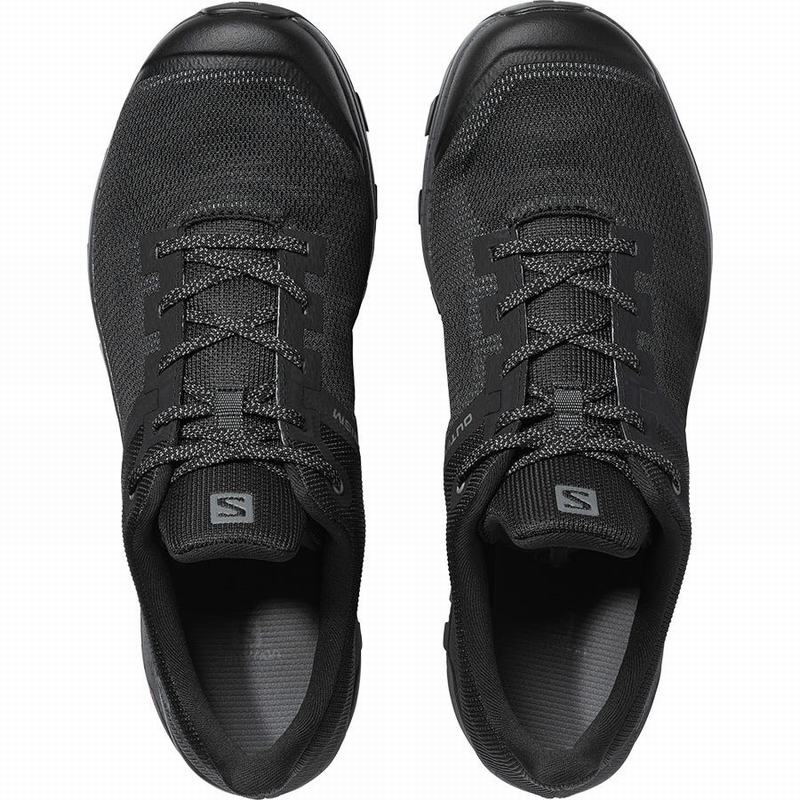 Men's Salomon OUTLINE PRISM Hiking Shoes Black | MFJSVT-061
