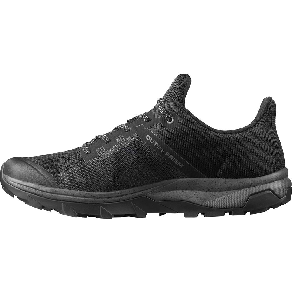 Men's Salomon OUTLINE PRISM Running Shoes Black | WVPMKC-214