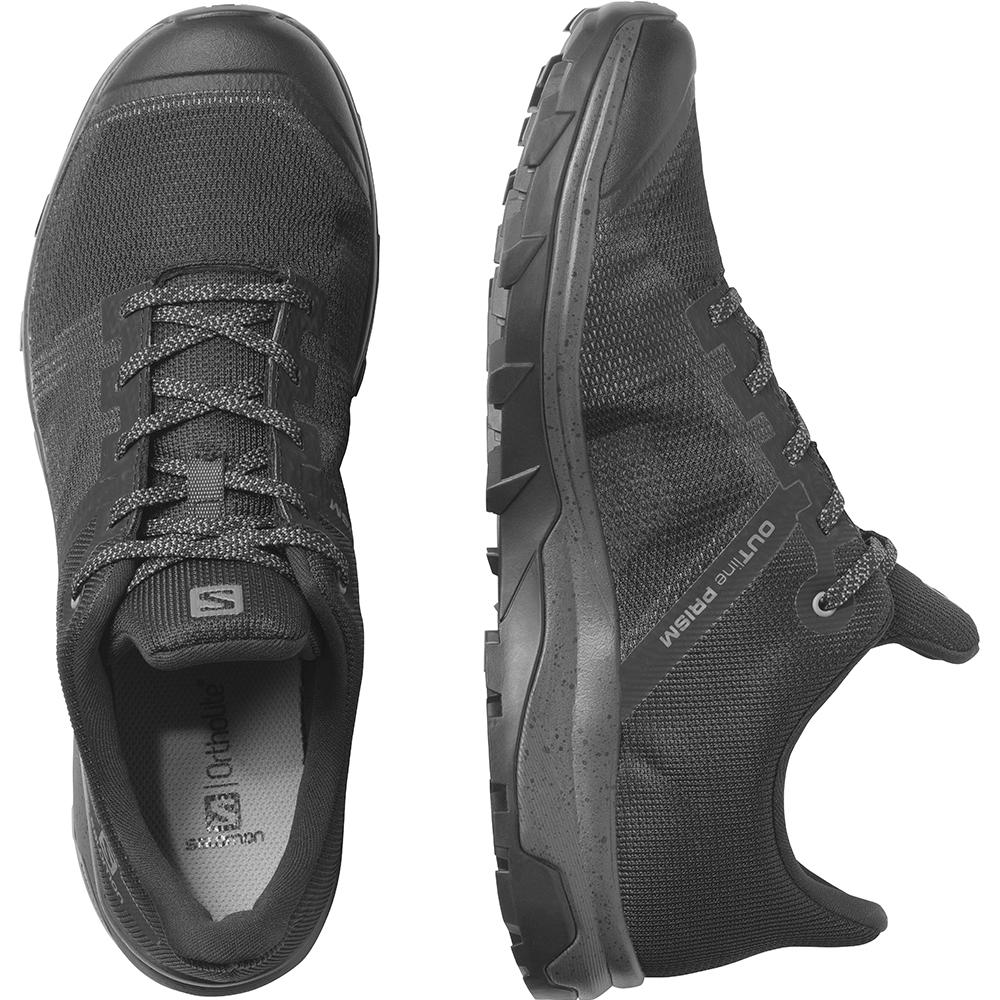 Men's Salomon OUTLINE PRISM Running Shoes Black | WVPMKC-214