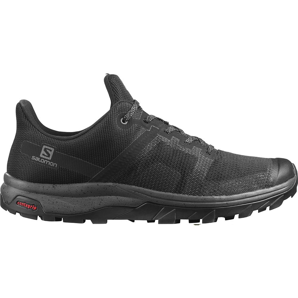 Men\'s Salomon OUTLINE PRISM Running Shoes Black | WVPMKC-214