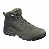 Men's Salomon OUTWARD GORE-TEX Hiking Boots Olive | UFKEVB-984
