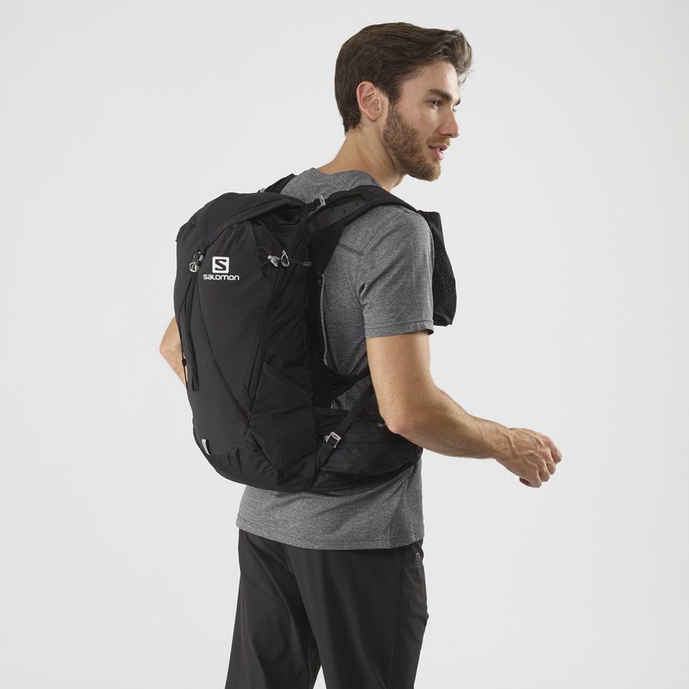 Men's Salomon OUT DAY 20+4 Backpacks Black | FAMBXD-742