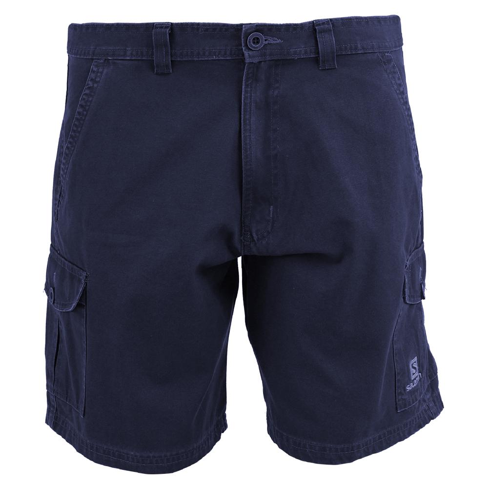 Men\'s Salomon POCKET M Shorts Navy | XOVPMI-210