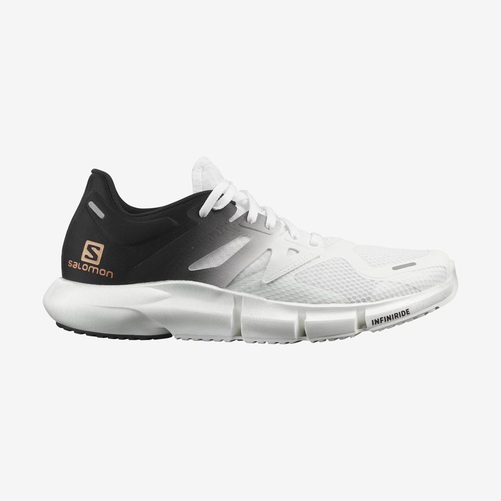 Men\'s Salomon PREDICT 2 Road Running Shoes White / Black | AOXTKV-098