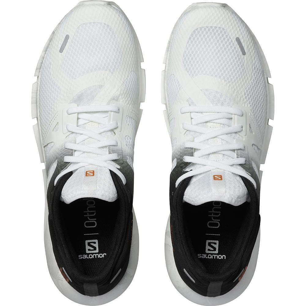 Men's Salomon PREDICT 2 Road Running Shoes White / Black | NIPTFW-967
