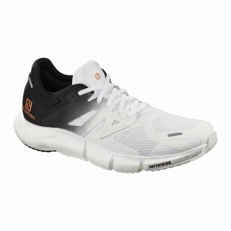 Men\'s Salomon PREDICT 2 Running Shoes White / Black | ESQJRV-302