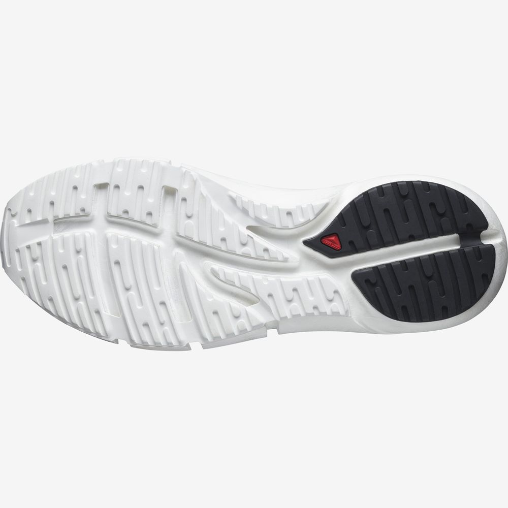 Men's Salomon PREDICT 2 Running Shoes White / Black | VNKQBU-392