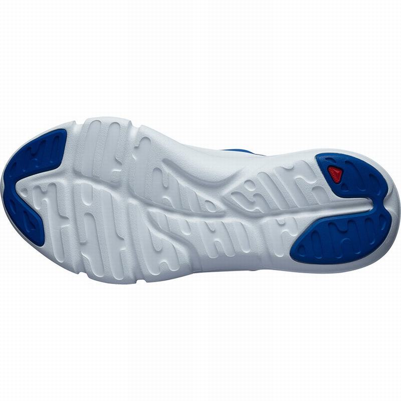 Men's Salomon PREDICT MOD Road Running Shoes Navy / White | DQEHVG-215