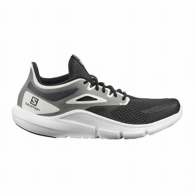 Men\'s Salomon PREDICT MOD Road Running Shoes Black / White | TQBKLN-985