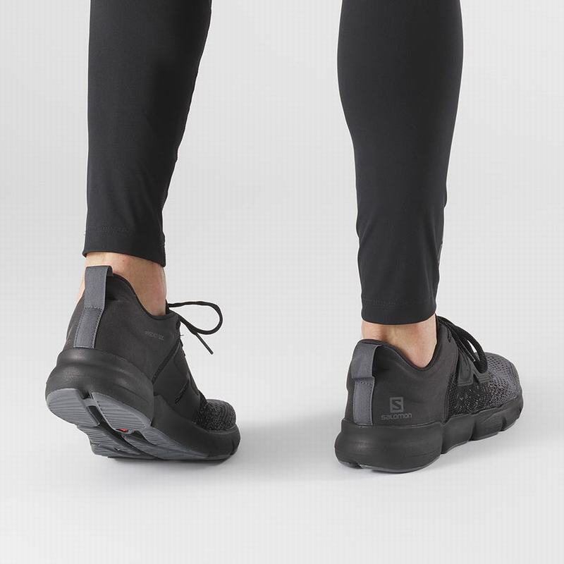 Men's Salomon PREDICT SOC Road Running Shoes Dark Blue / Black | DATMYV-853