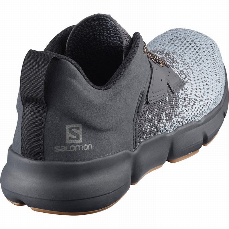 Men's Salomon PREDICT SOC Road Running Shoes Grey Blue | RCJPMB-938