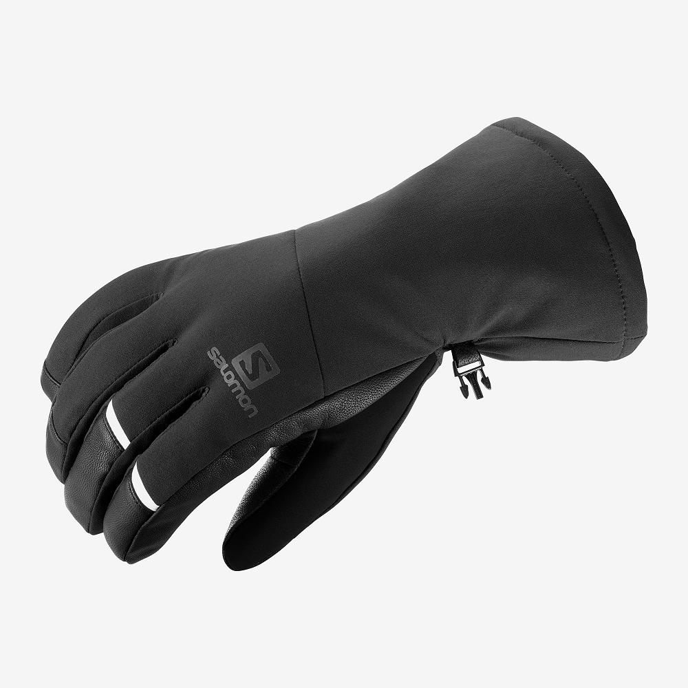 Men's Salomon PROPELLER LONG M Gloves Black | DSHUJL-528