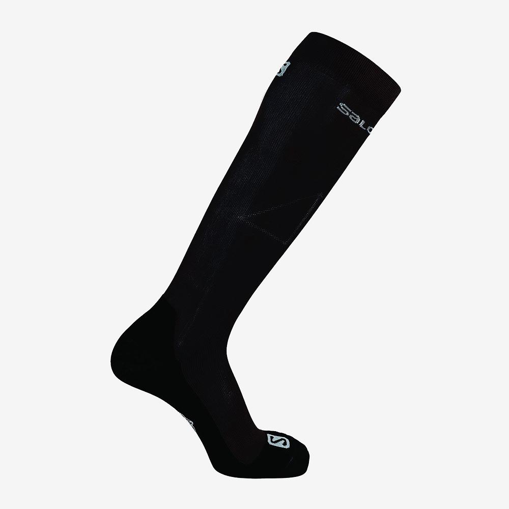 Men\'s Salomon QST Socks Black | KXMNVJ-306