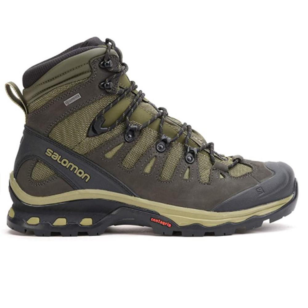 Men's Salomon QUEST 4D 3 GORE-TEX Hiking Boots Olive | GOSBWQ-589