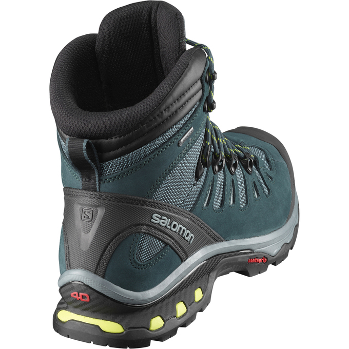 Men's Salomon QUEST 4D 3 GTX Hiking Boots Brown Black | KAMBXS-410