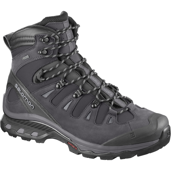 Men\'s Salomon QUEST 4D 3 GTX Hiking Boots Black | VUGSOF-891