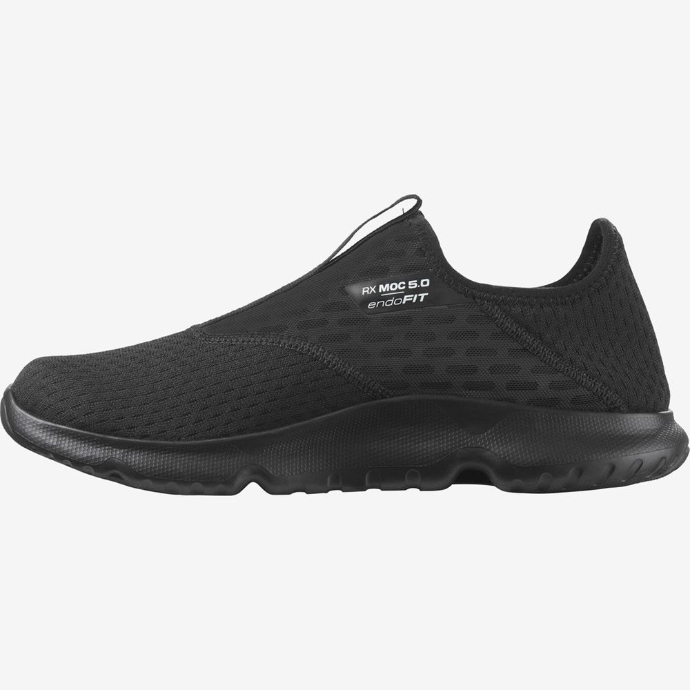 Men's Salomon REELAX MOC 5.0 Water Shoes Black | ZKMXQH-586