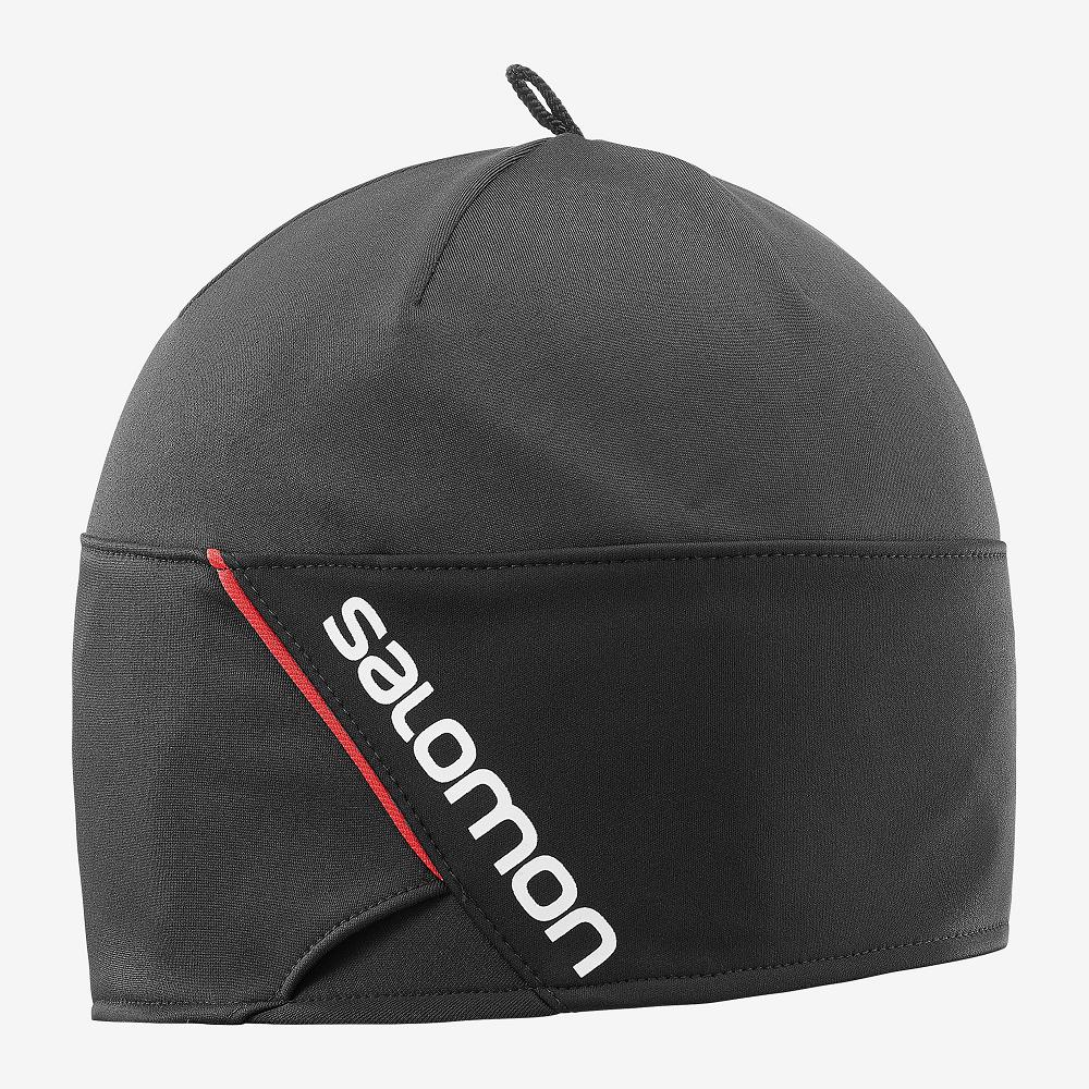 Men\'s Salomon RS Beanie Black | IWVTCX-397