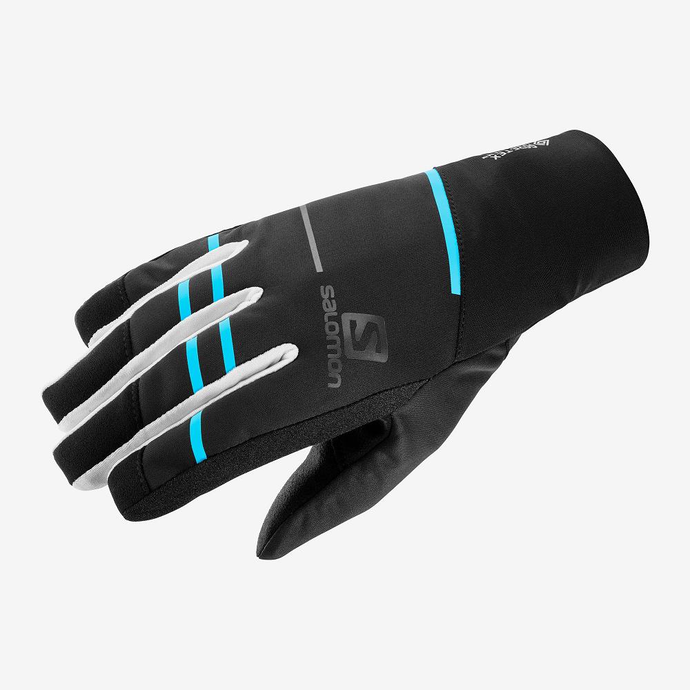 Men\'s Salomon RS PRO WS U Gloves Black | SYRZKA-163