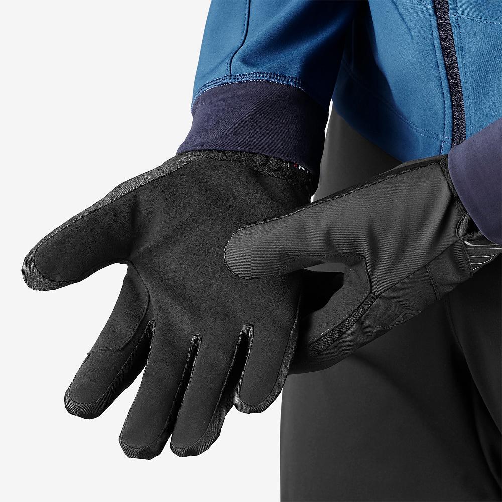 Men's Salomon RS WARM U Gloves Black | TPLCYW-873