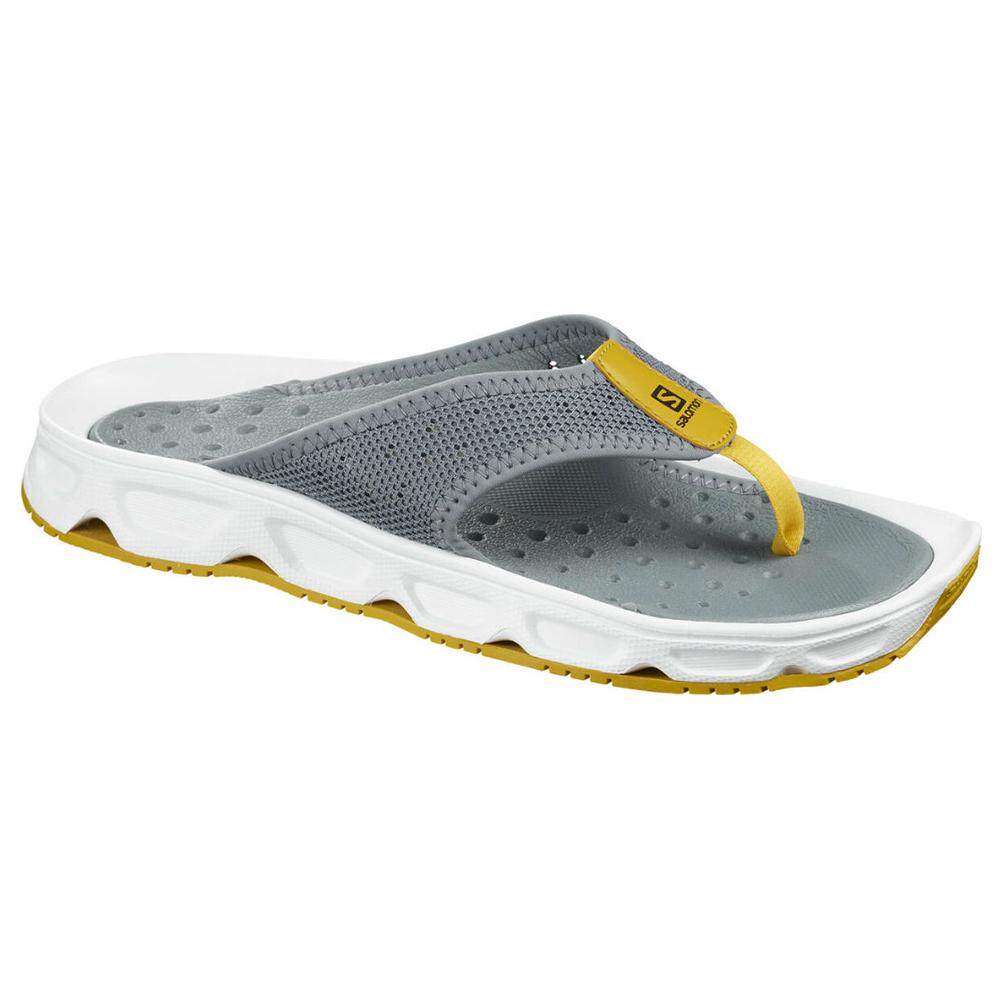 Men's Salomon RX BREAK 4.0 Flip Flops Grey | EFUOKZ-925