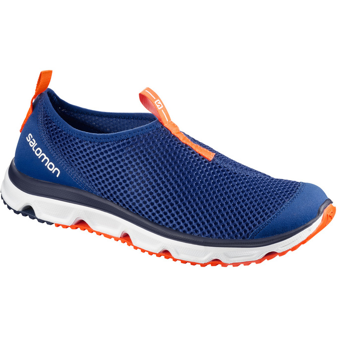 Men\'s Salomon RX MOC 3.0 Water Shoes Navy / White | MWPJBU-210