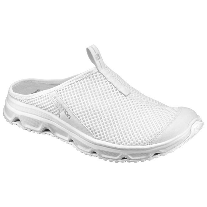 Men\'s Salomon RX SLIDE 3.0 Sandals White | PZRMFQ-698