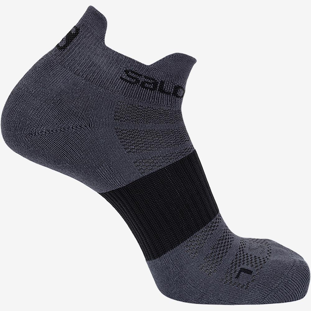 Men's Salomon SENSE 2-PACK Socks Grey | YXKHVP-364