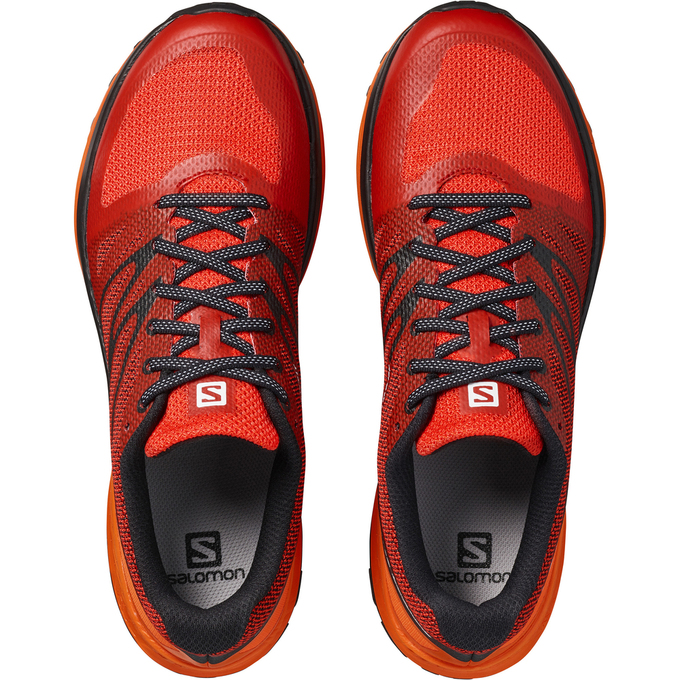Men's Salomon SENSE ESE Trail Running Shoes Grey / Yellow | UEWBON-512