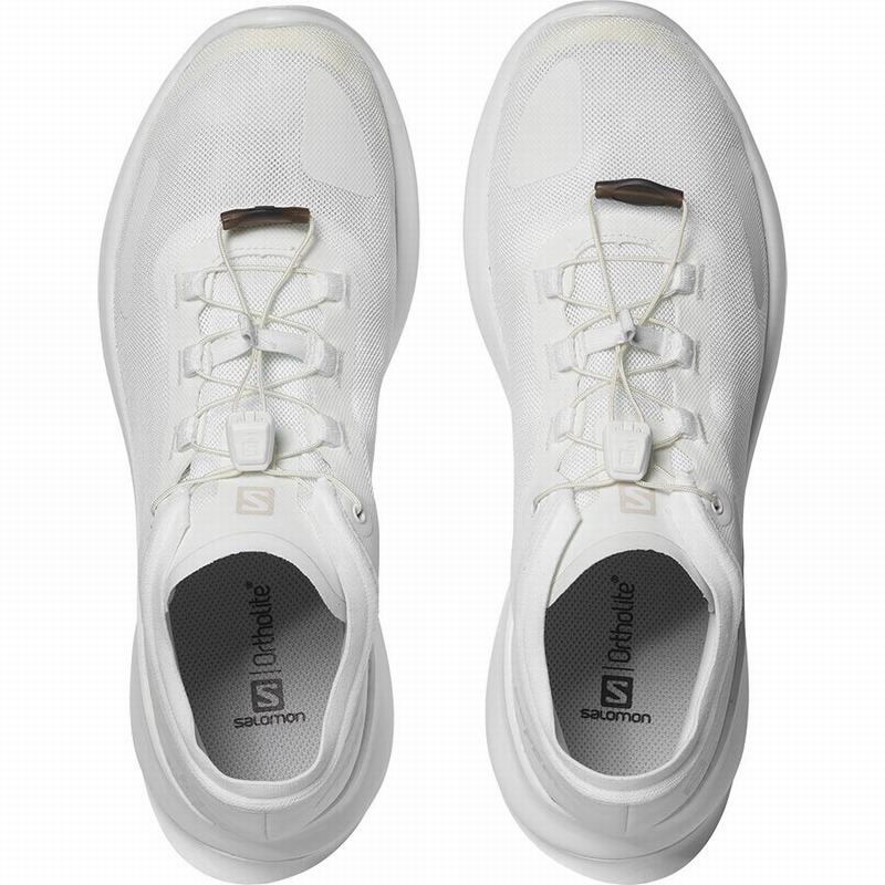 Men's Salomon SENSE FEEL Trail Running Shoes White | IUTBLV-015