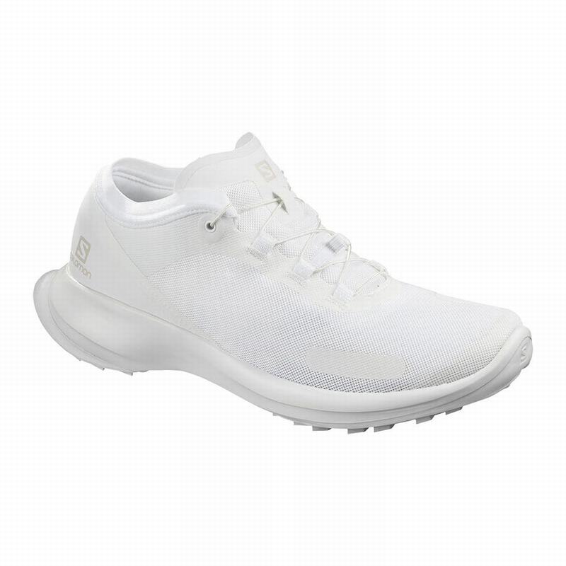 Men\'s Salomon SENSE FEEL Trail Running Shoes White | IUTBLV-015