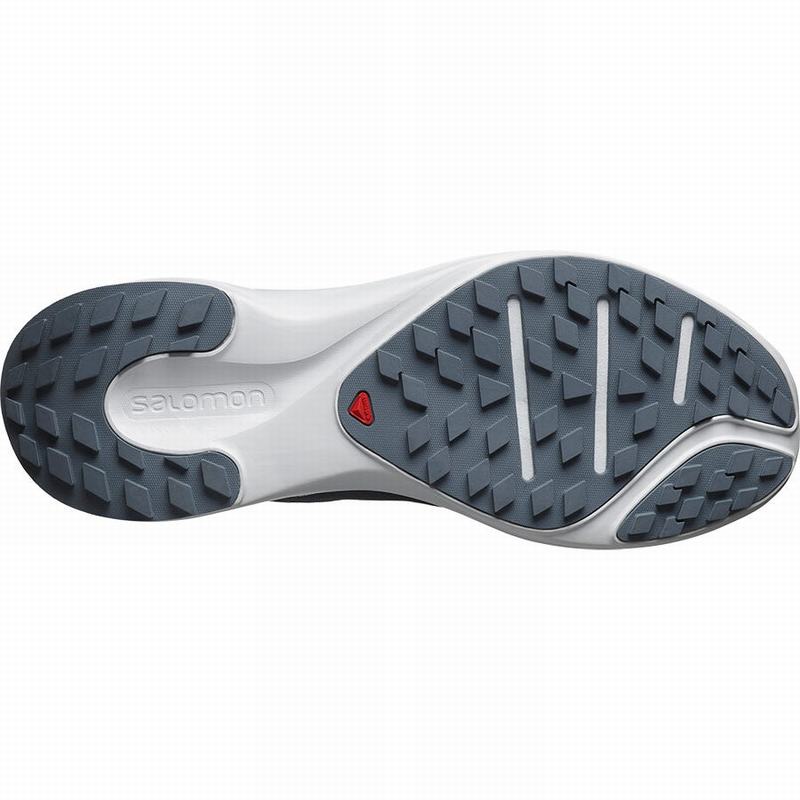 Men's Salomon SENSE FEEL Trail Running Shoes Black / White | YIQKGS-530