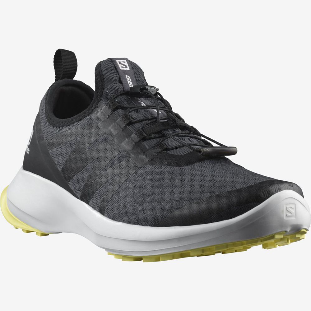 Men's Salomon SENSE FLOW 2 Trail Running Shoes Black | MABGUF-450