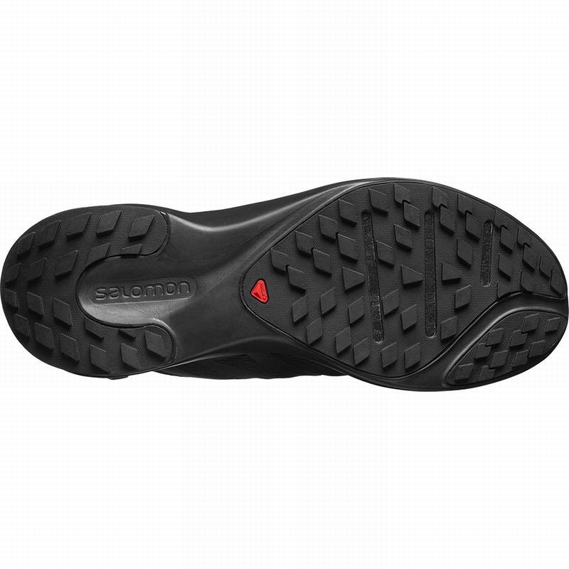 Men's Salomon SENSE FLOW GTX Trail Running Shoes Black | EBAWUX-495