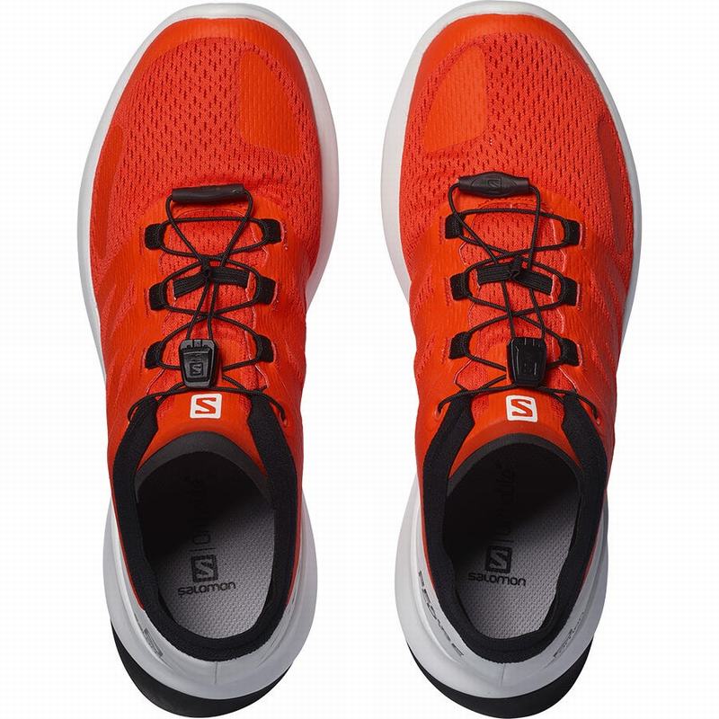 Men's Salomon SENSE FLOW Trail Running Shoes Orange | FMGKZU-086
