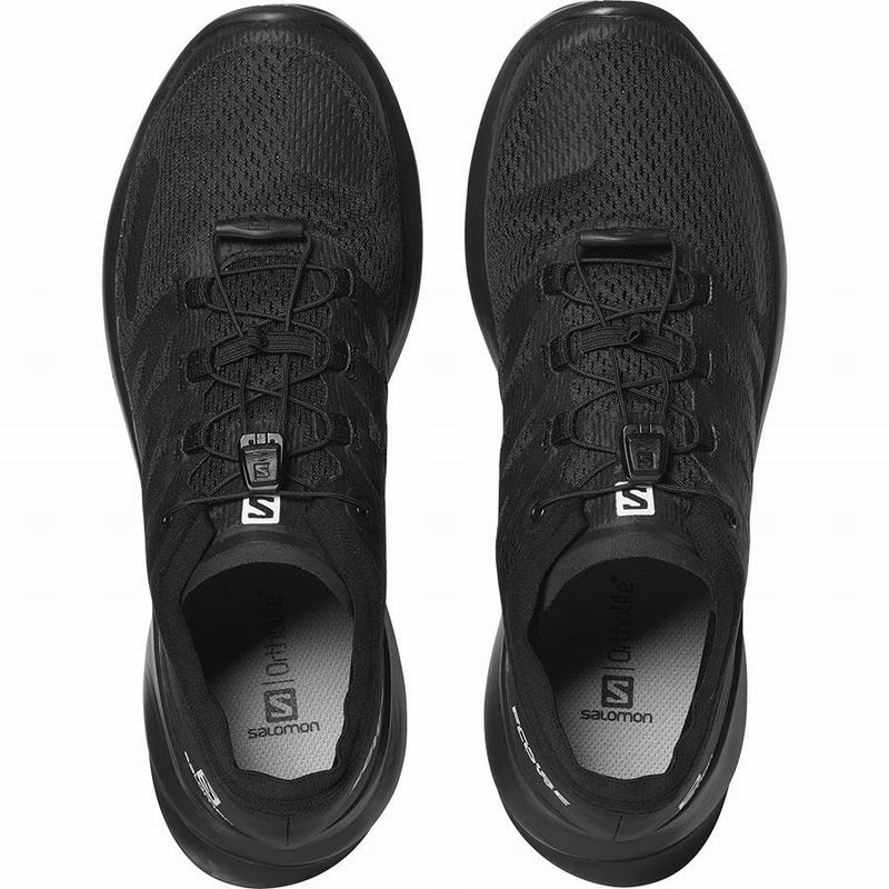 Men's Salomon SENSE FLOW Trail Running Shoes Black | NAVSRG-512