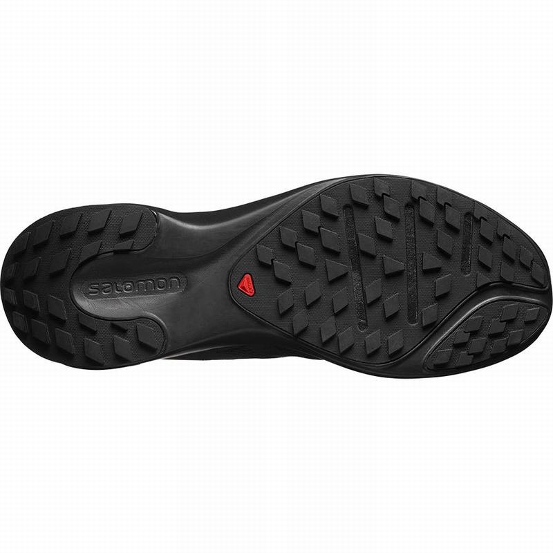 Men's Salomon SENSE FLOW Trail Running Shoes Black | NAVSRG-512