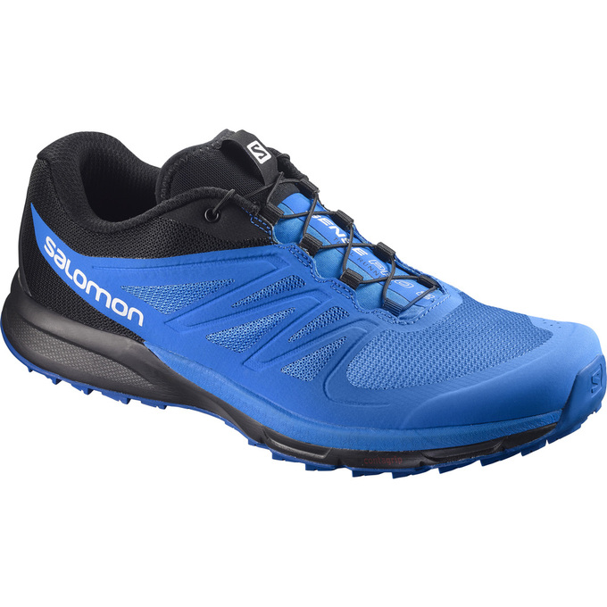 Men\'s Salomon SENSE PRO 2 Trail Running Shoes Blue / Black | SDIWQA-835
