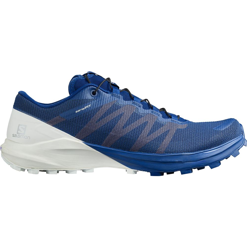 Men\'s Salomon SENSE PRO 4 Road Running Shoes Navy | FXQIEL-960